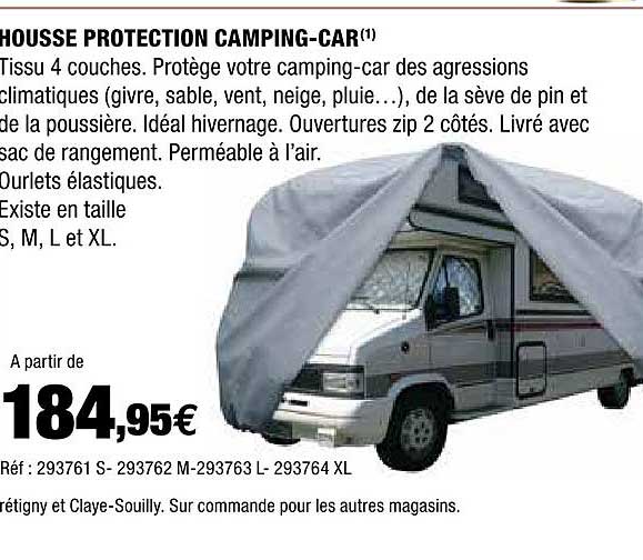 housse protection camping-car