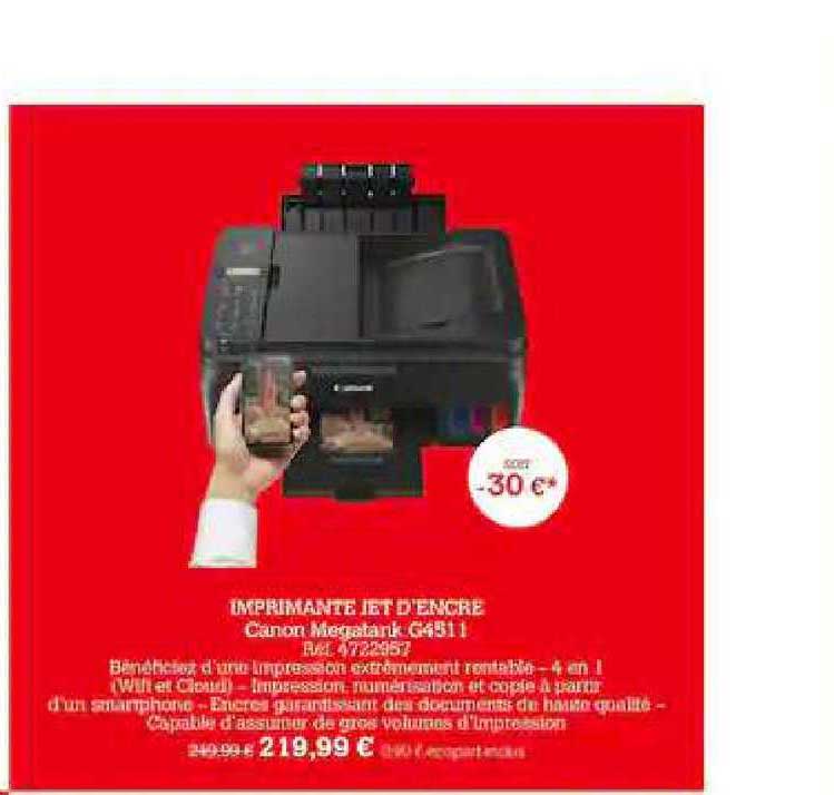 imprimante jet d'encre canon megatank