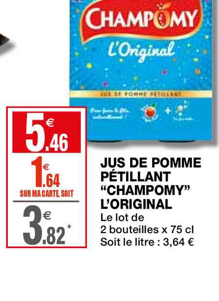 Jus De Pomme Pétillant Champomy L'orginal