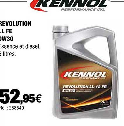 kennol revolution ll-12 fe 0w30