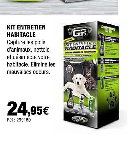 Kit Entretien Habitacle Gs27