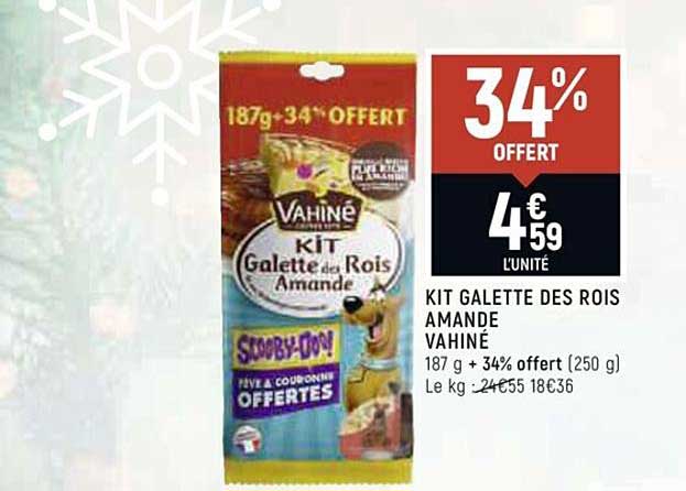 kit galette des rois amande vahiné