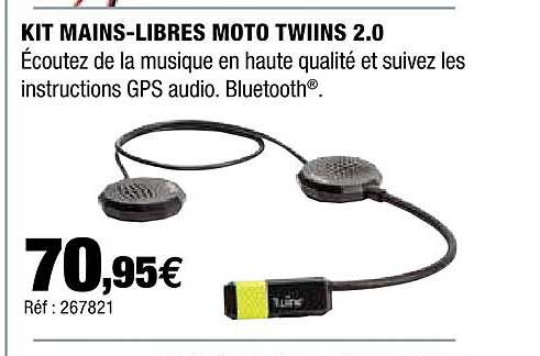 kit mains-libres moto twiins 2.0