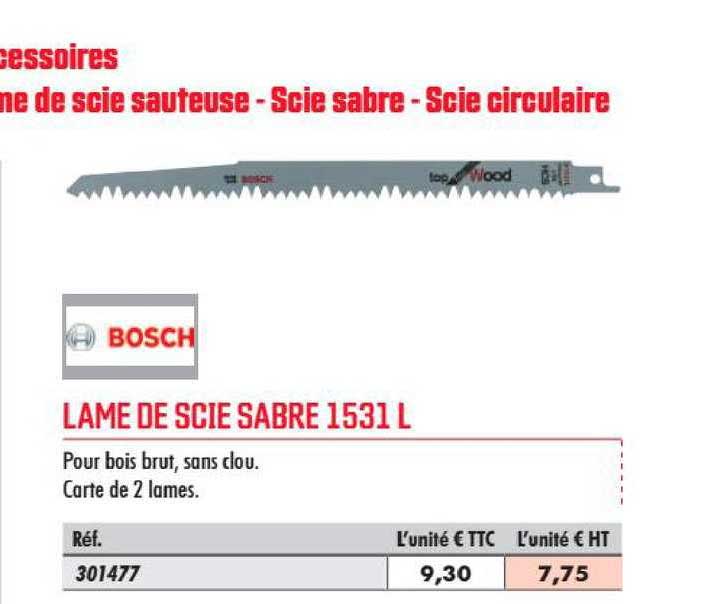 lame de scie sabre 1531l bosch