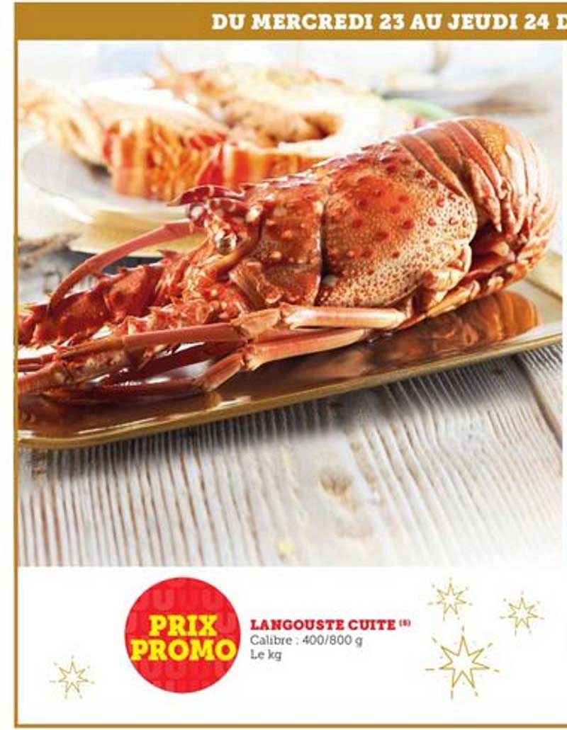 langouste cuite