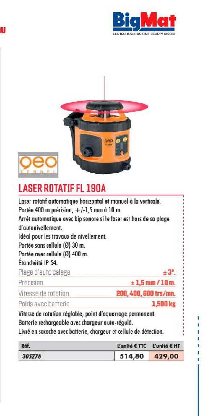 laser rotatif fl 190a qeo fennel
