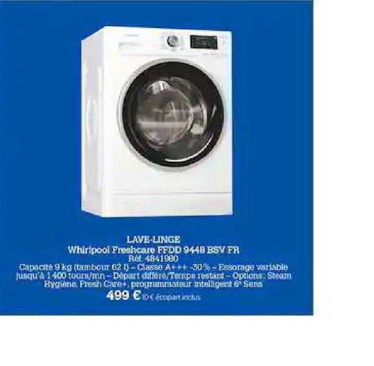 lave-linge whirlpool freshcare