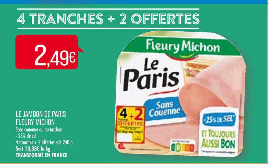 le jambon de paris fleury michon