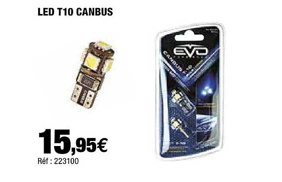 led t10 canbus evo