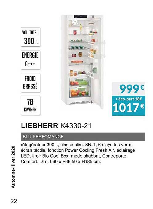 libherr k4330 21 blu perfomance