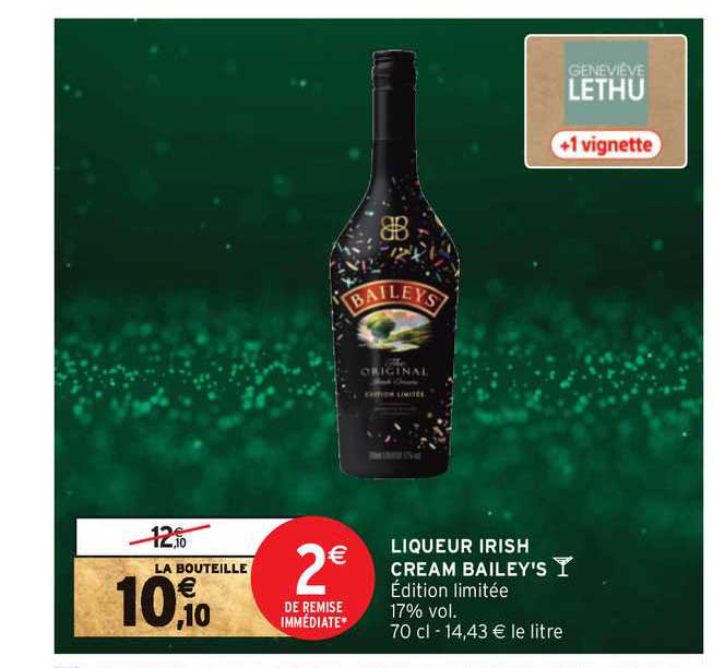 liqueur irish cream bailey's