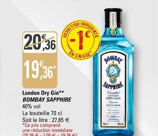 London Dry Gin Bombay Sapphire