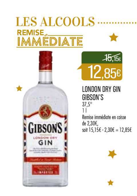 London Dry Gin Gibson's