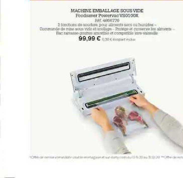 machine emballage sous vide foodsaver powervac