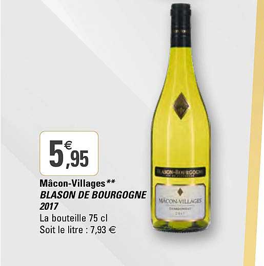 mâcon-villages blason de bourgogne 2017