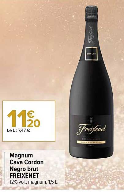 magnum cava cordon negro brut freixenet