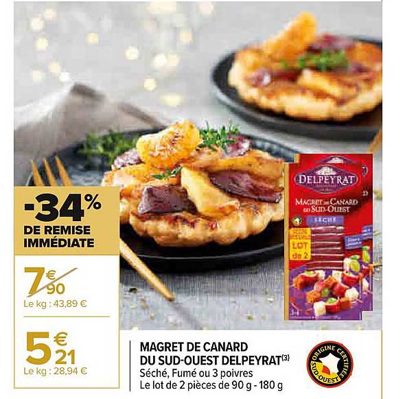 magret de canard du sud-ouest delpeyrat