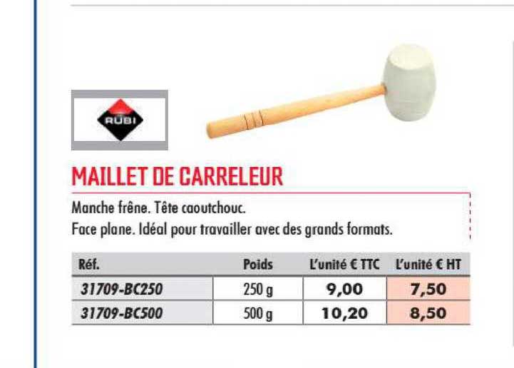 maillet de carreleur
