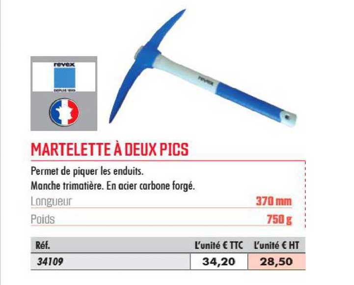 martelette à deux pics