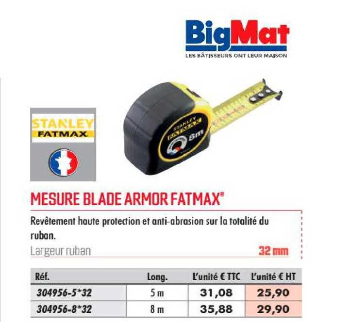 mesure blade armor fatmax stanley