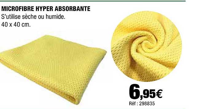 microfibre hyper absorbante