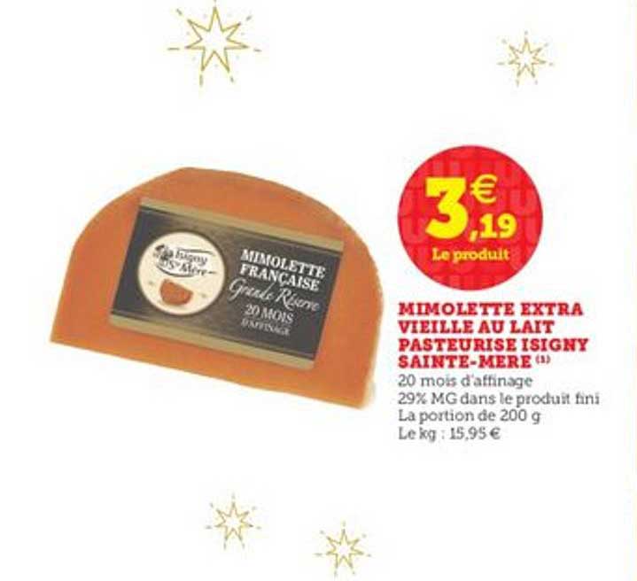 Mimolette Extra Vieille Au Lait Pasteurise Isigny Sainte Mère