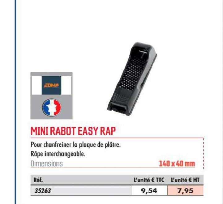 mini rabot easy rap