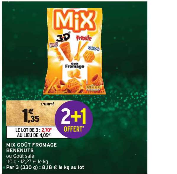 Mix Goût Fromage Benenuts