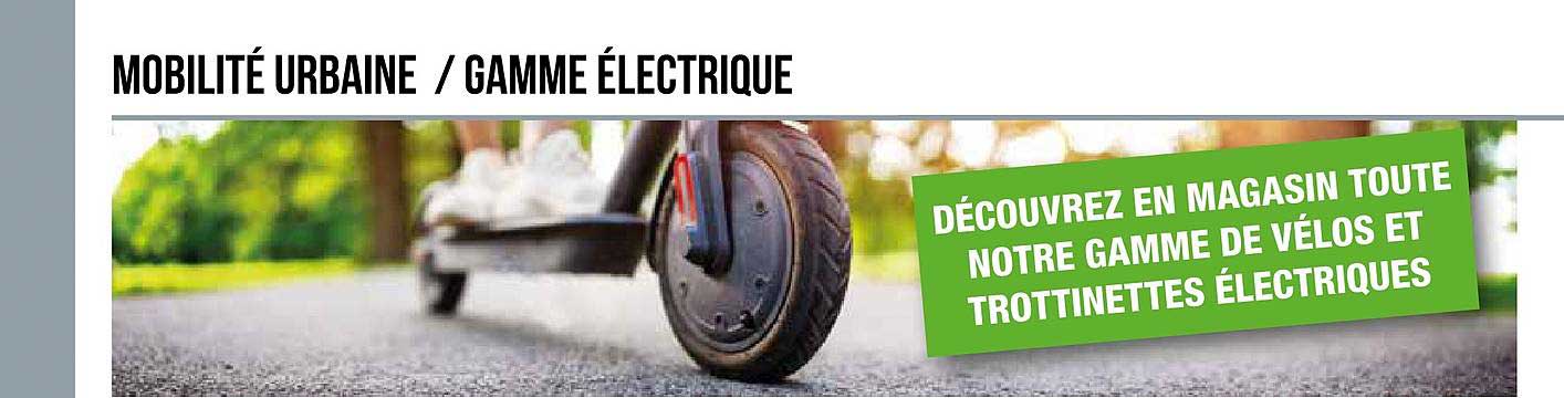 mobilité urbaine - gamme électrique