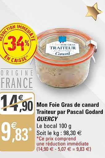 mon foie gras de canard traiteur par pascal godard quercy