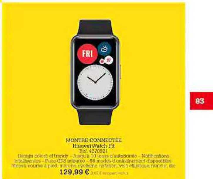 montre connectée huawei watch