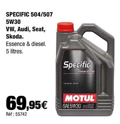 motul specific 504 -507 5w30 vw, audi, seat, skoda
