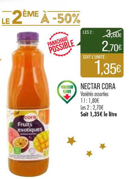 Nectar Cora Le 2ème à -50%