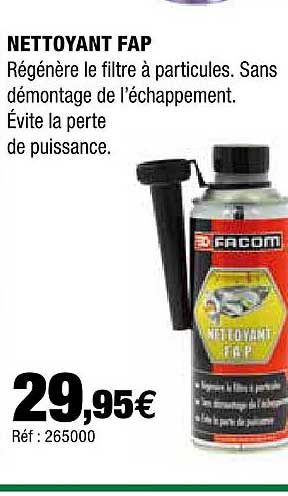 nettoyant fap facom