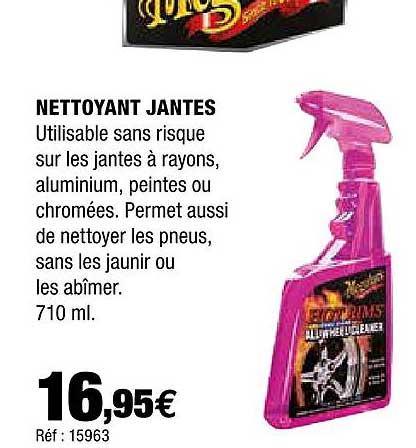nettoyant jantes meguiars