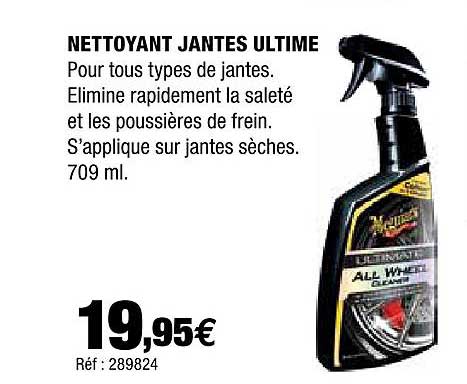 nettoyant jantes ultime meguiars