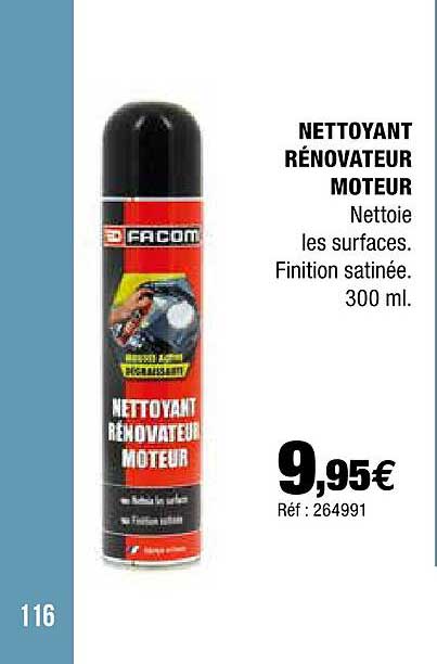nettoyant rénovateur moteur facom
