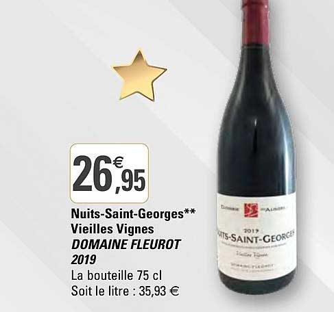nuits-saint-georges vieilles vignes domaine fleurot 2019