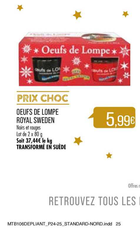 Oeufs De Lompe Royal Sweden