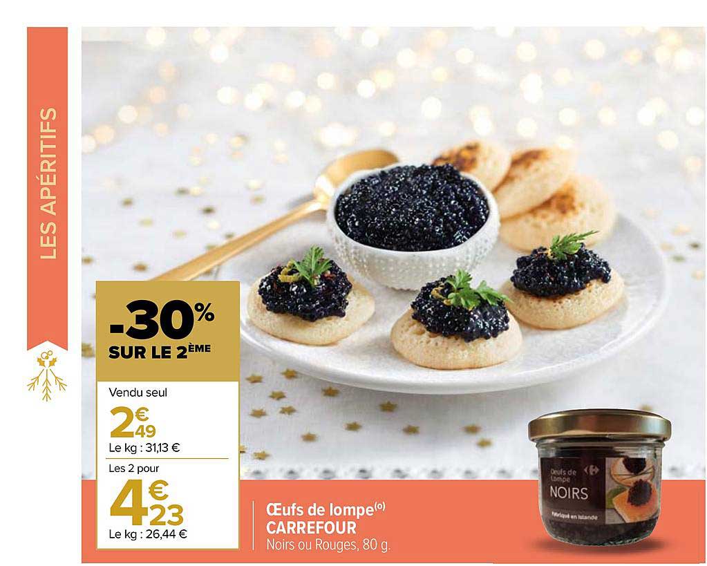 œufs de lompe carrefour