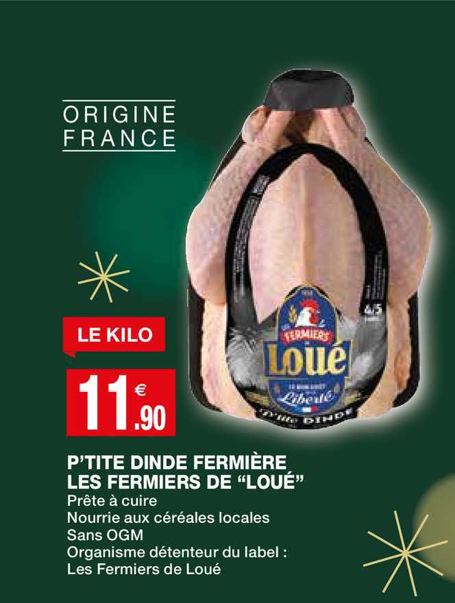 p'tite dinde fermière les fermiers de loué