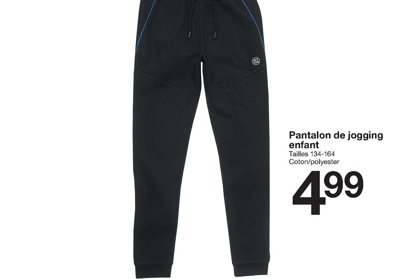pantalon de jogging enfant tailles 134 164