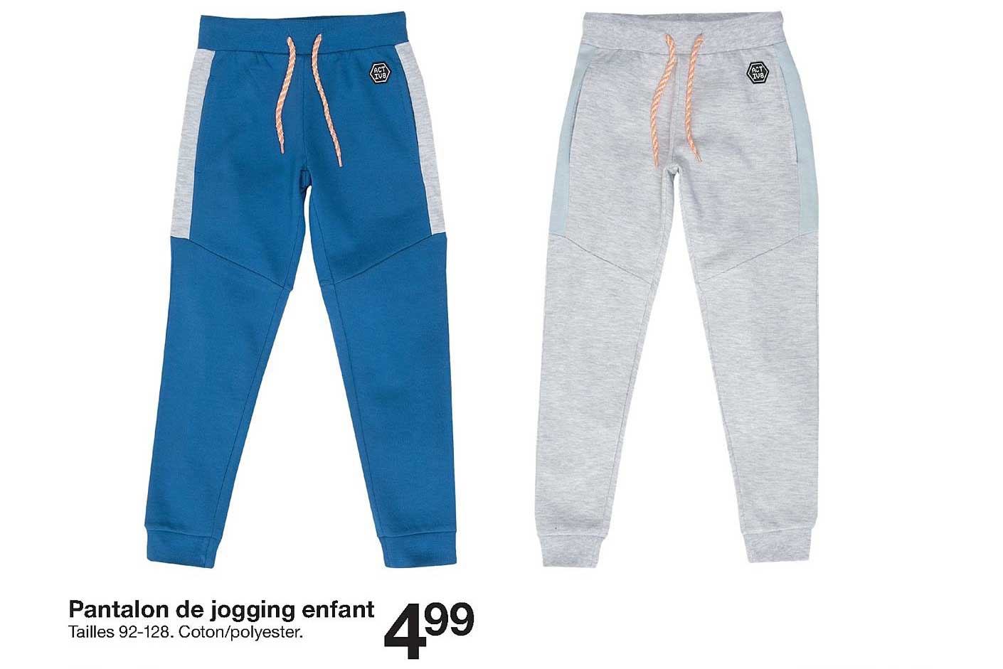 pantalon de jogging enfant tailles 92 128