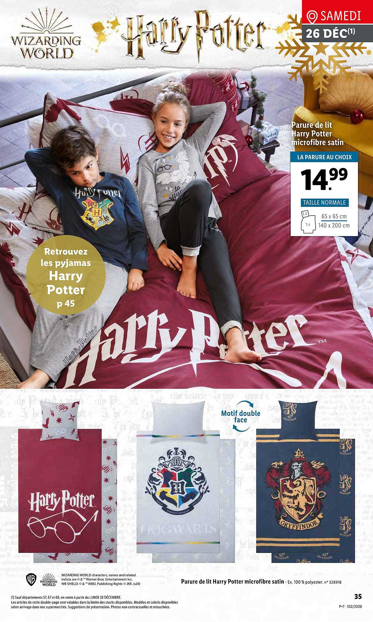 parure de lit harry potter