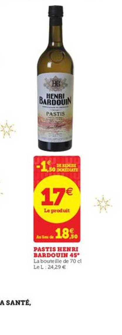 pastis henri bardouin 45°