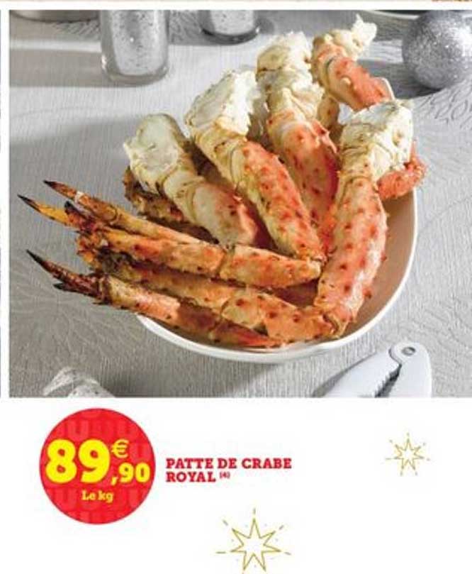 patte de crabe royal
