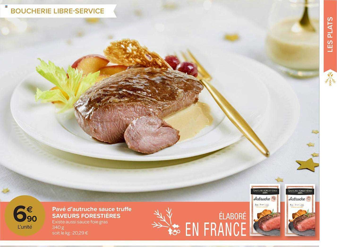 Pavé D'autriche Sauce Truffe Saveurs Forestières