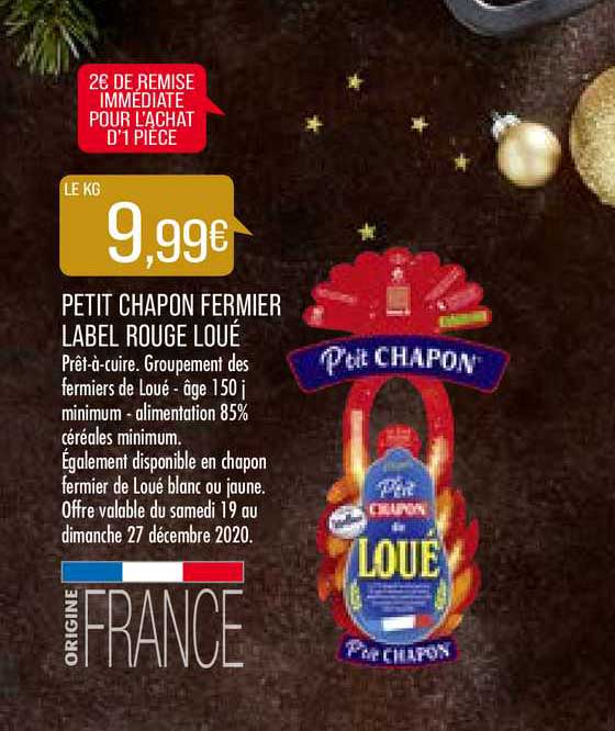 petit chapon fermier label rouge loué