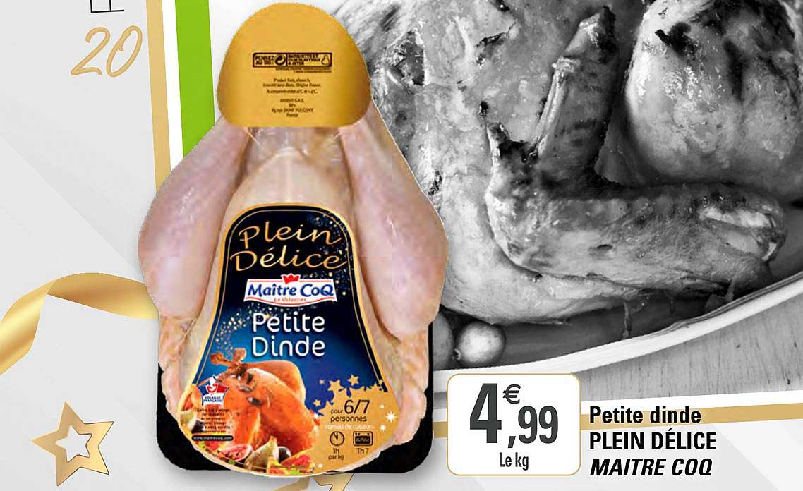 petite dinde plein délice maitre coq