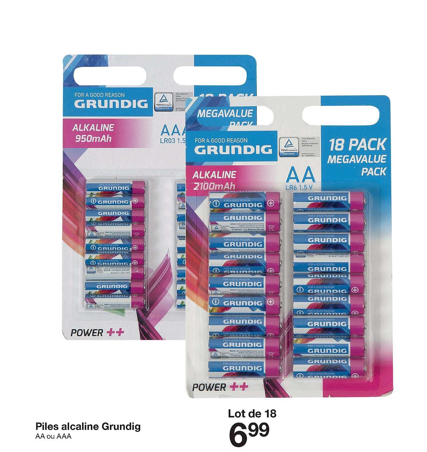 piles alcaline grunding